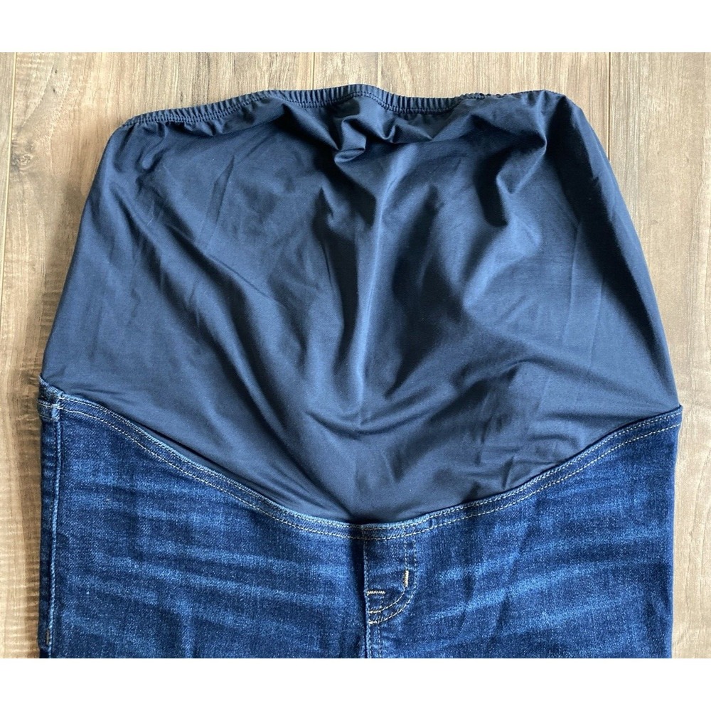 Madewell Over The Belly Maternity Skinny Jeans Denim Dark Wash J Crew Sz 26 - Picture 2 of 11